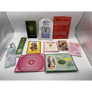 Lot Of Religious Catholic‎ Church Angel Cross Jesus Pins & Charms 1990s